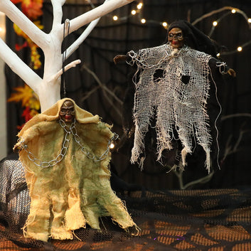Halloween Glowing Skeleton Hanging Ghost