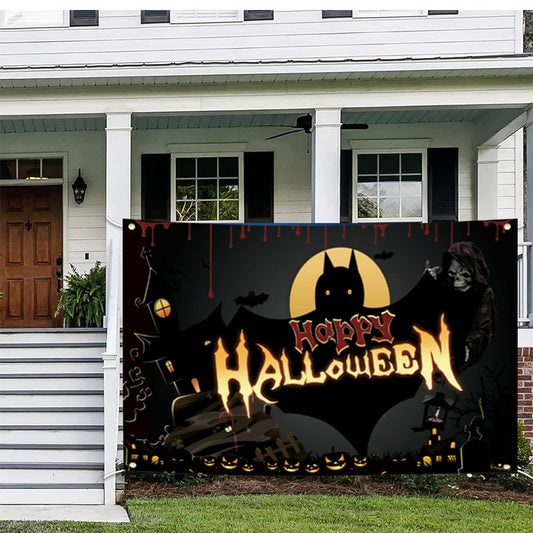 Halloween Banner Background Cloth