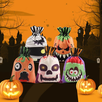 Halloween Brushed Cloth Candy Tote Bag