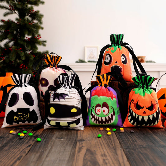 Halloween Brushed Cloth Candy Tote Bag