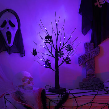 Halloween tree lanterns
